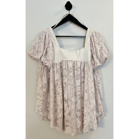 FREE PEOPLE Sunrise To Sunset Top in Champagne Dream Size Medium - Picture 2 of 13